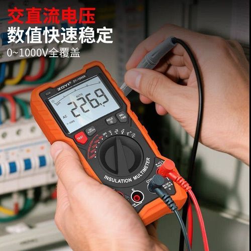 众仪高精度兆欧表 绝缘电阻测试仪万用表二合一电子摇表ZT-1000R
