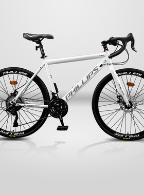 菲利普公路自行车入门级飞利浦成人变速青少年学生女款破风赛车男