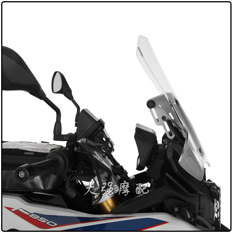 适用宝马f750gs f850gs改装 导航挡风支架一体升高调节器 配件