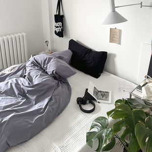 全棉纯棉单个被罩双人200x230单独被套单件150x200单人1.5米被单