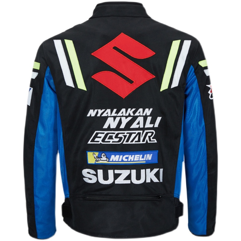 夏季骑行服男女摩托车机车服防摔衣薄款网眼透气防摔反光防晒通用