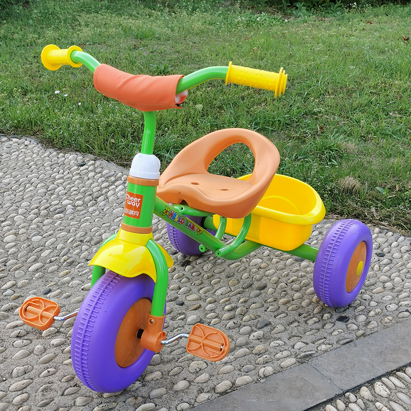 祺月儿童三轮车1-3岁小车子幼童推车脚踏车宝宝2-5岁小孩自行童车