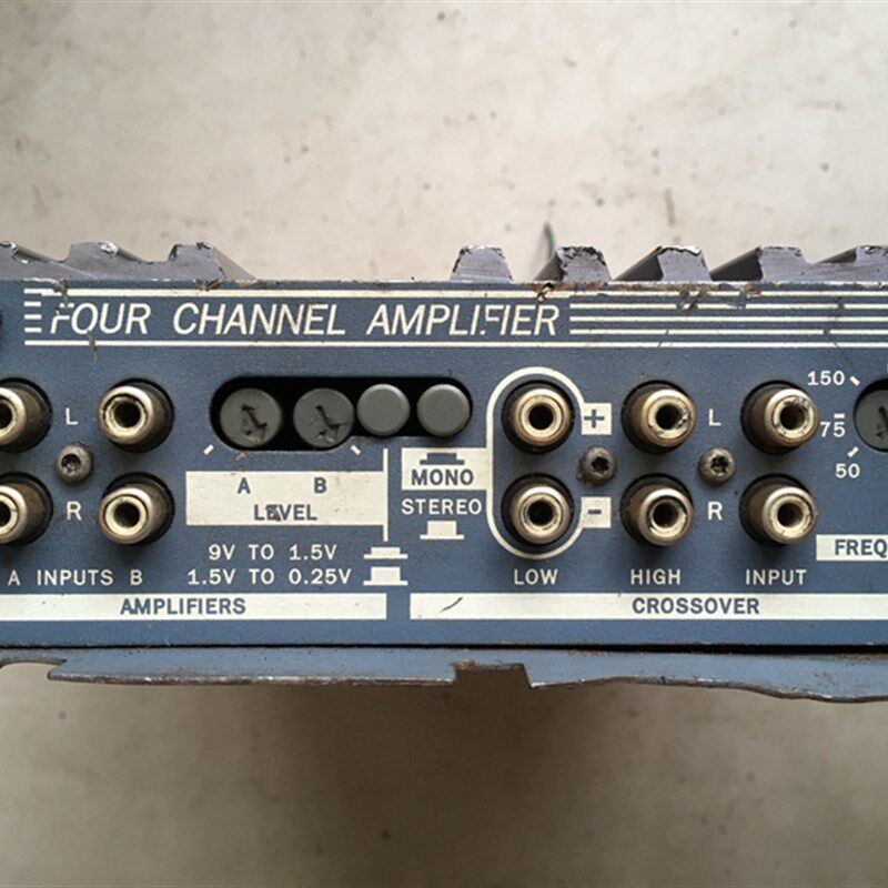 原装进口美国芬尼4路汽车功放4路功放拆车功放4声道车载功放