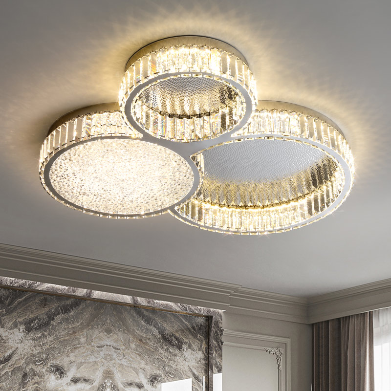 吸顶灯卧室灯简约现代2023年新款主卧房间灯创意餐厅灯具设计感