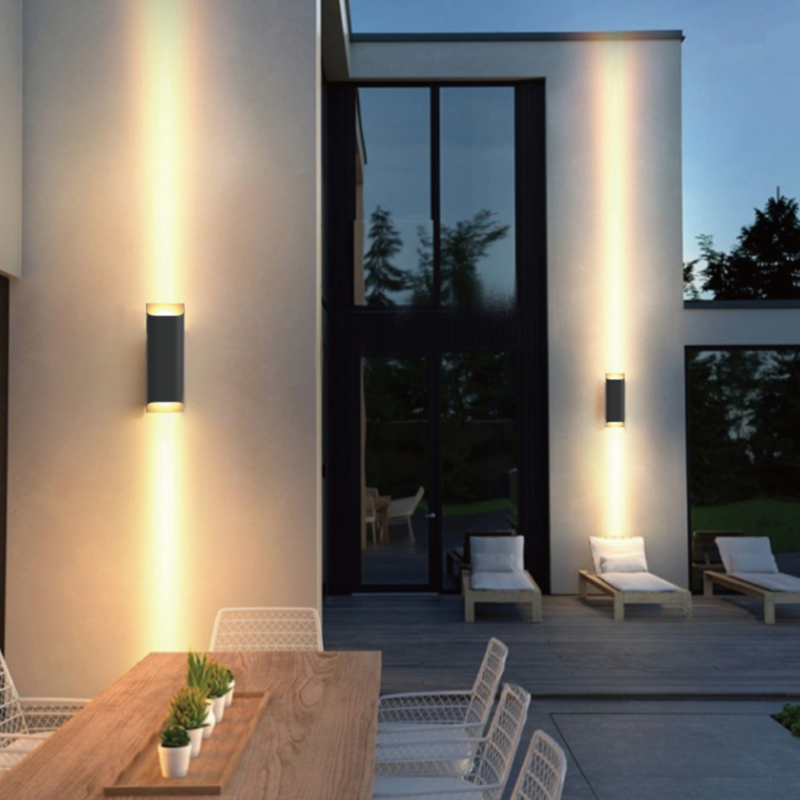 刻为户外防水壁灯庭院灯别墅外墙灯洗墙灯室外花园太阳能壁灯