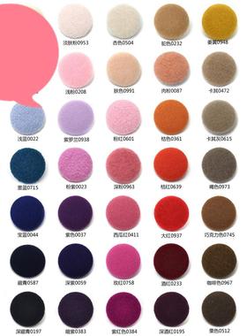 黑色毛呢大衣钮扣红色焦糖色呢子羊绒包布扣子藏青灰色驼色包邮