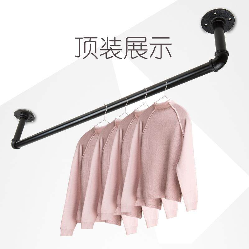 阳台晾衣杆固定式晾衣架单双杆室内外飘窗简易凉挂式衣杆侧装顶装