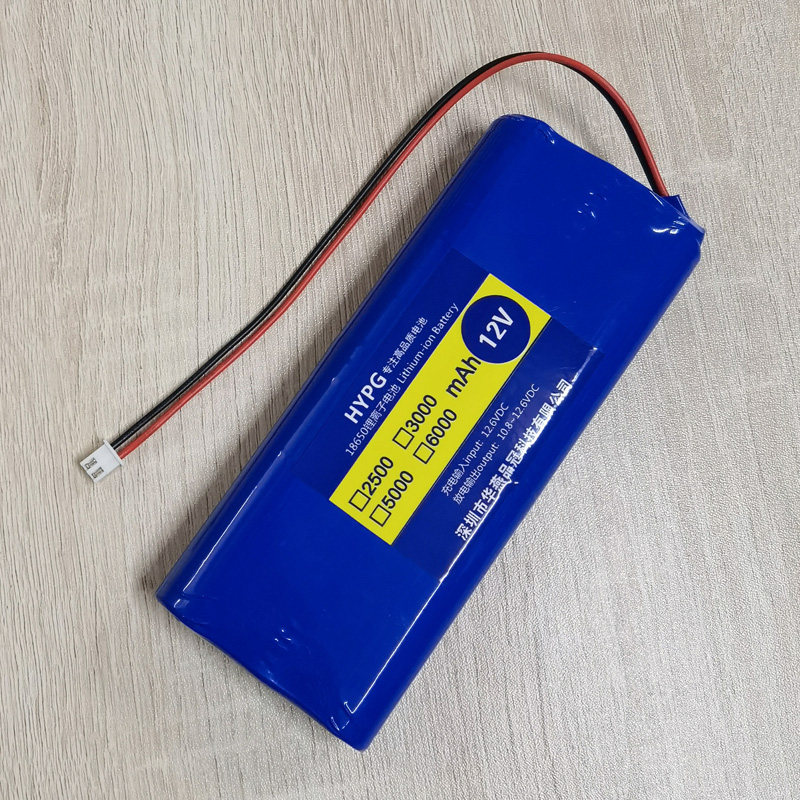 12V长条形6节11.1V两并三串户外音响灯具18650锂电池组带保护板