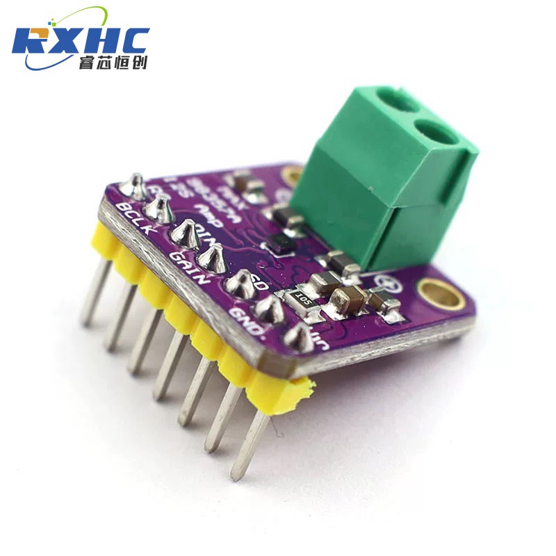 MAX98357 I2S 音频放大器模块 无滤波D类放大 支持ESP32 音频放大