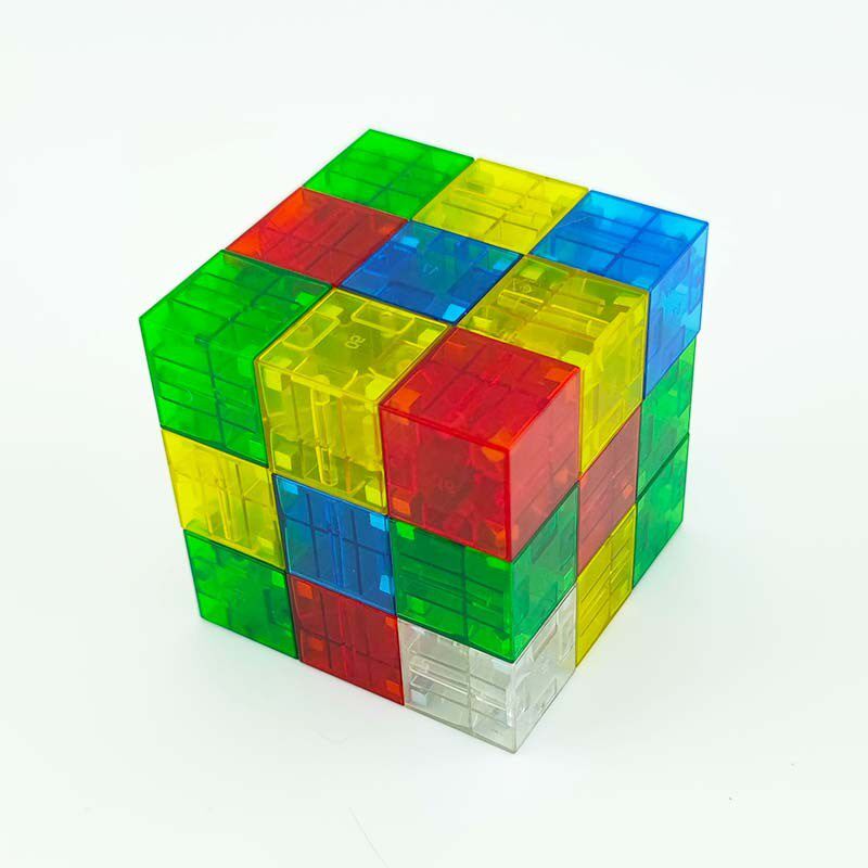 正方体数学教具磁性磁力磁吸磁铁立方体几何正方形积木小学2厘米3