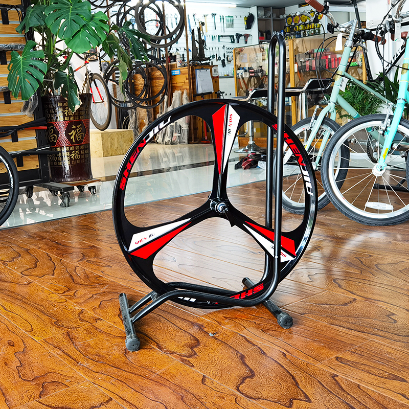 申久26寸山地自行车铝镁合金轮圈培林轴承一体轮组车圈旋飞式轮毂