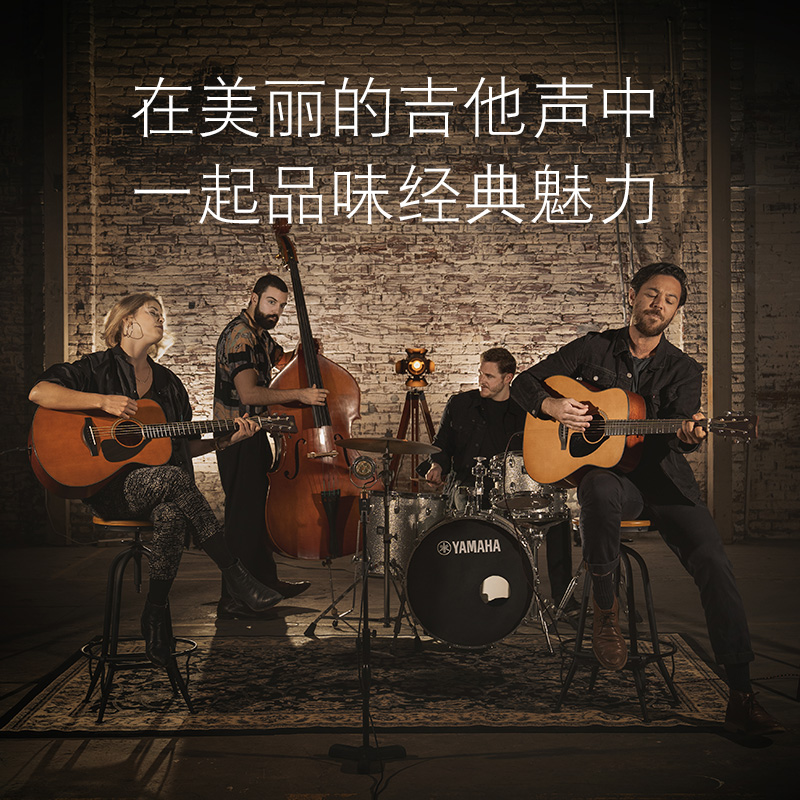 YAMAA红标吉他FG3/FGX5全单板民谣木电箱专业乐手演奏指弹