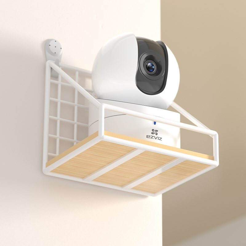 摄像头家用室外墙上室内置物架免打孔监控机架路由器监视器收纳架