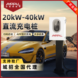 40kW新能源电动汽车直流充电桩支持商用家用九孔充电器快充