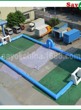 Inflatable Football Field室内后院便携式迷你充气足球场定制