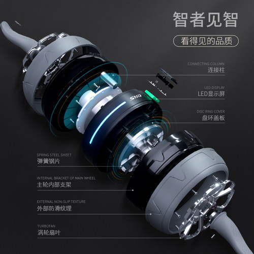 健腹轮腹肌减腹瘦肚子懒人健身器家用健身器材自动回弹健腹器神器