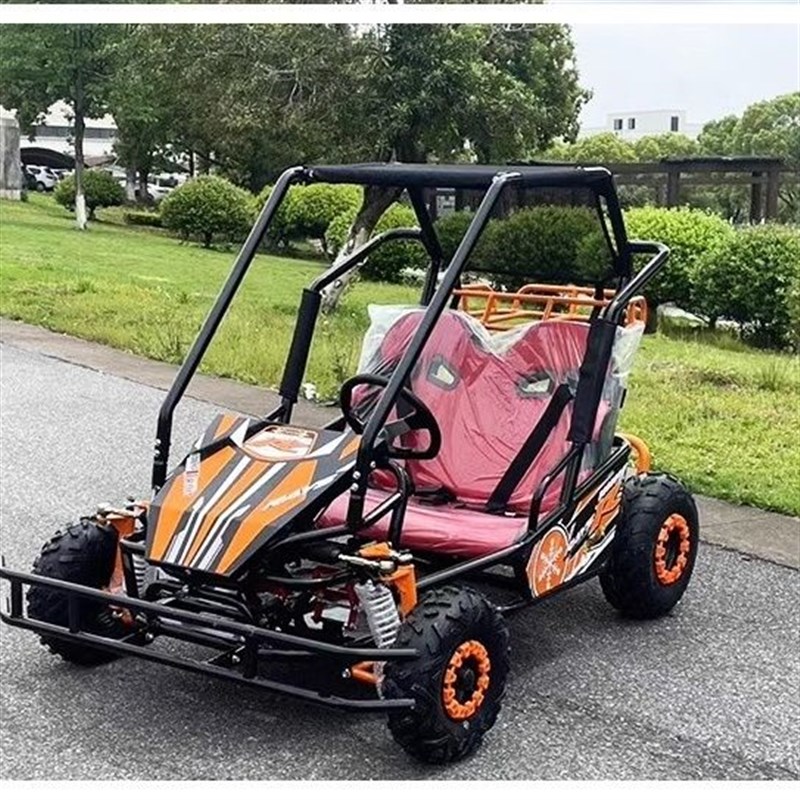 全地形车四轮越野沙滩车双人汽油电动单人场地山地卡丁车