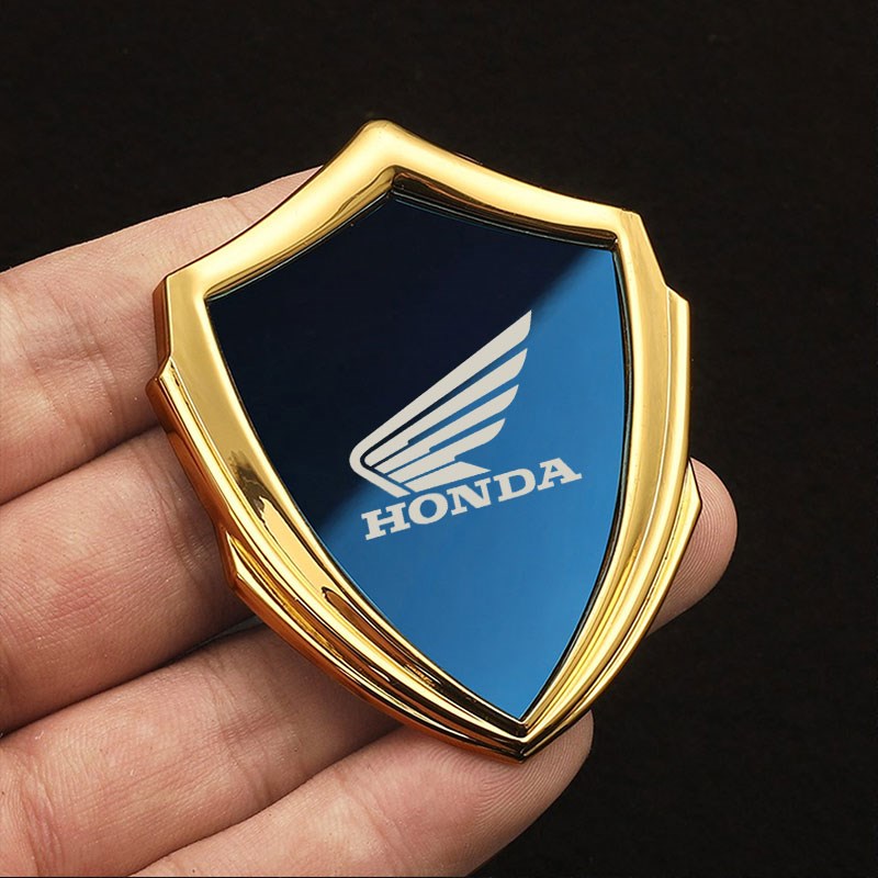 本田全金属耐晒不褪色汽车摩托3D立体车贴改装装饰贴车身侧标徽章