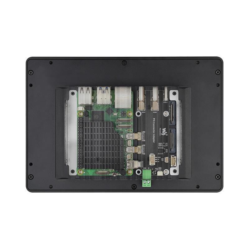 树莓派pi4/5 8/10.1寸电容触摸屏 显示器带摄像头 工业MI一体机