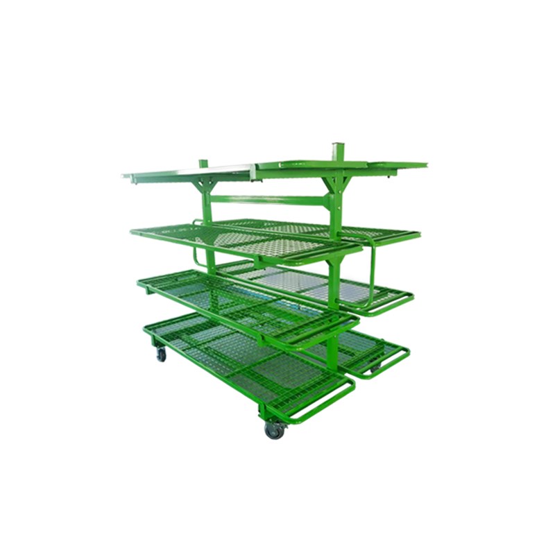 双面网格物流松布架松布车服装厂布料放布车物料车