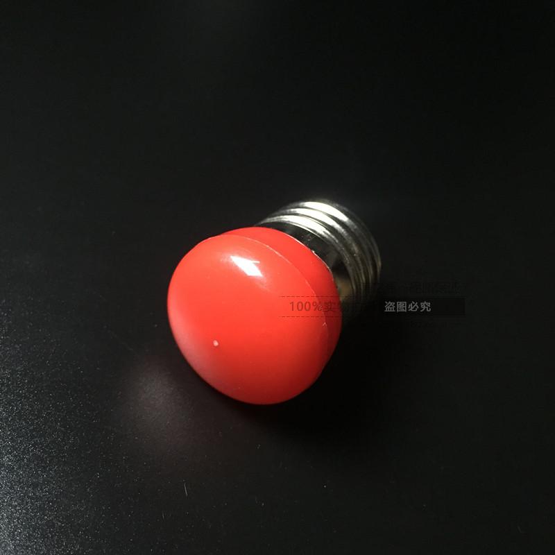 莲花灯泡红色蜡烛灯3W供佛神台佛龛长明节能灯指示灯E27E12E14