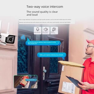 海威曼监控器360度无死角摄影头高清800万夜视家用手机远程摄像头