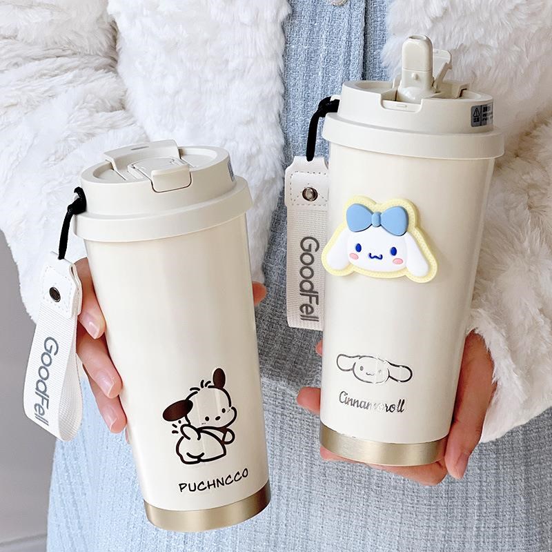 2024新款女生杯子大容量可携式咖啡E杯316不锈钢保温杯保冷随行水