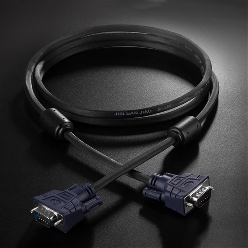 VGA线台式电脑显示器延长D-SUB监控投影仪视频高清信号公对公15针