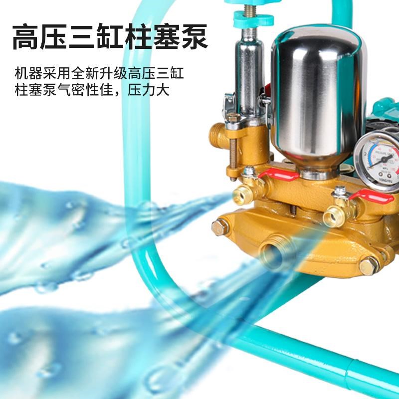 变频遥控电动车高压三缸柱塞泵打药机农用果树48V60V72V220喷雾器