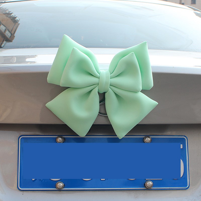 车尾蝴蝶结装饰品挂件后备箱车贴饰品汽车尾部摆件车载Z摩托车玩
