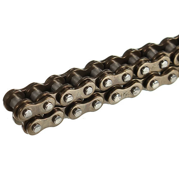 迷你摩托AV四轮沙滩车配件 两冲程47/49CC越野车25链条传动链