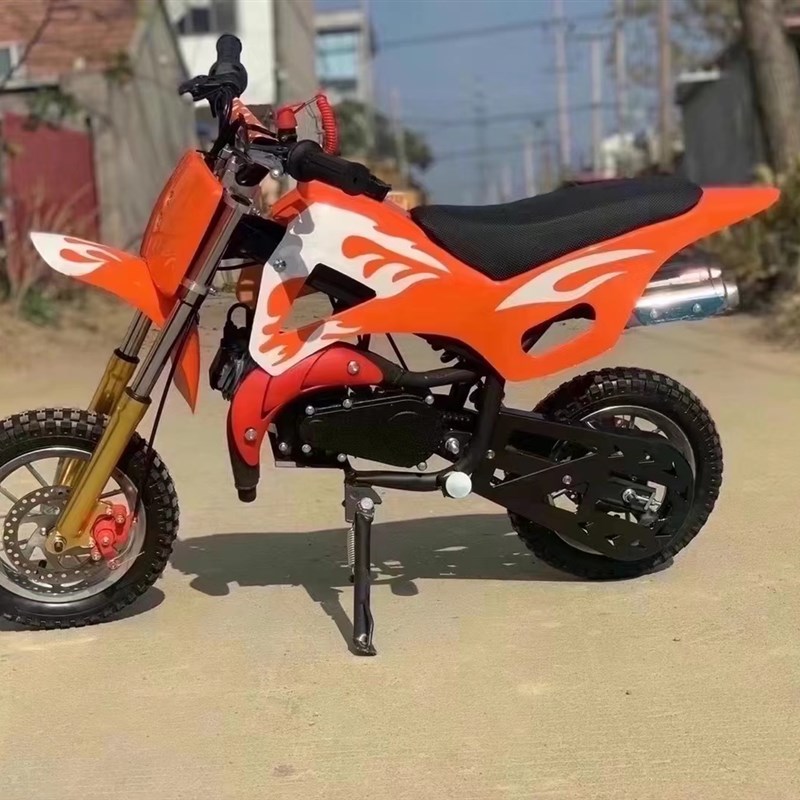 49CC 2冲程 小利亚 迷你小型越野车 摩托车 迷你小高赛 双排气管