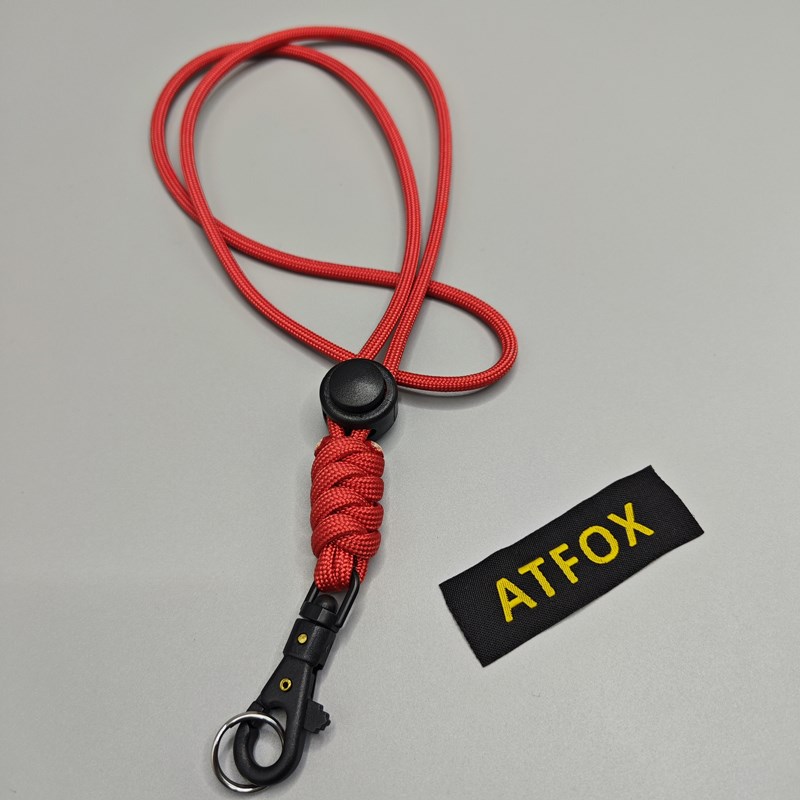 ATFOX原创简约工装风小众挂绳挂脖绳迷彩绳钥匙扣证件小包防丢绳