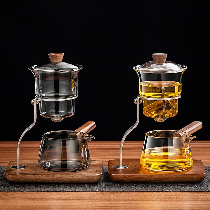 功夫茶具套装2025新款全自动玻璃泡茶壶磁吸懒人泡茶神器泡茶专用