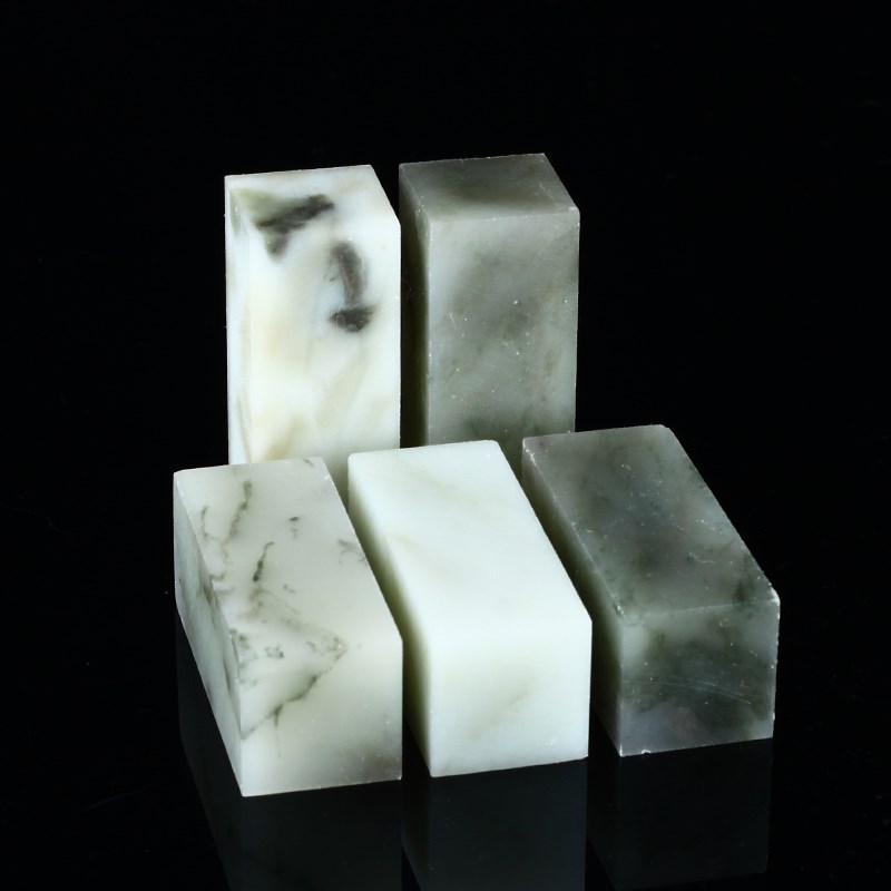 广西冻石篆刻练习2.0cm方章 儿童篆刻软石头中小学生硬度低印章质