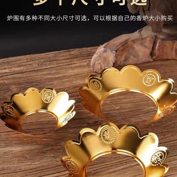 不锈钢合金香炉围香灰托家用香炉罩佛具用品防香灰坠落莲花香灰托,家居饰品,香托/香盘/香座/香插,淘宝优惠券,粉丝福利购,淘宝优惠卷