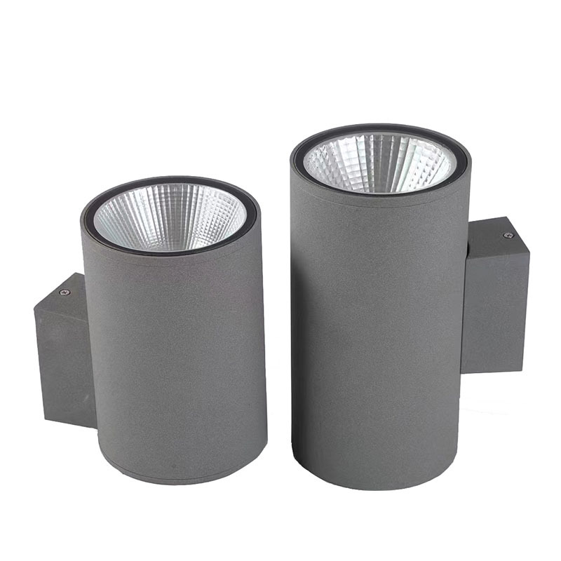 LED户外壁灯外壳压铸散热器壁座单头9W12WCOB20W双头18W24WCOB40W