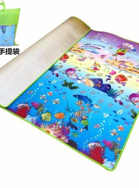 露营防潮垫午睡野餐垫单人加厚白色地垫双人户外帐篷铝膜野外沙滩