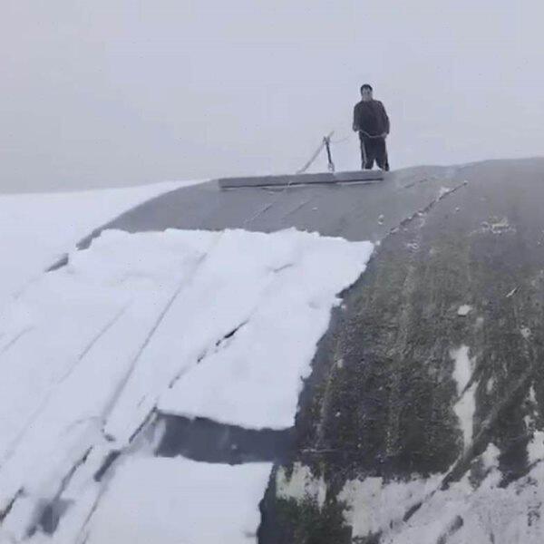 大棚智能推雪器大棚专用除雪神器刮雪铲雪扒雪农用大棚推除雪工具