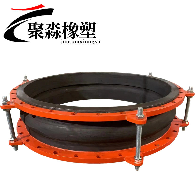 电厂脱硫缠绕式橡胶软连接橡胶补偿器手工缠绕可曲挠橡胶膨胀接头
