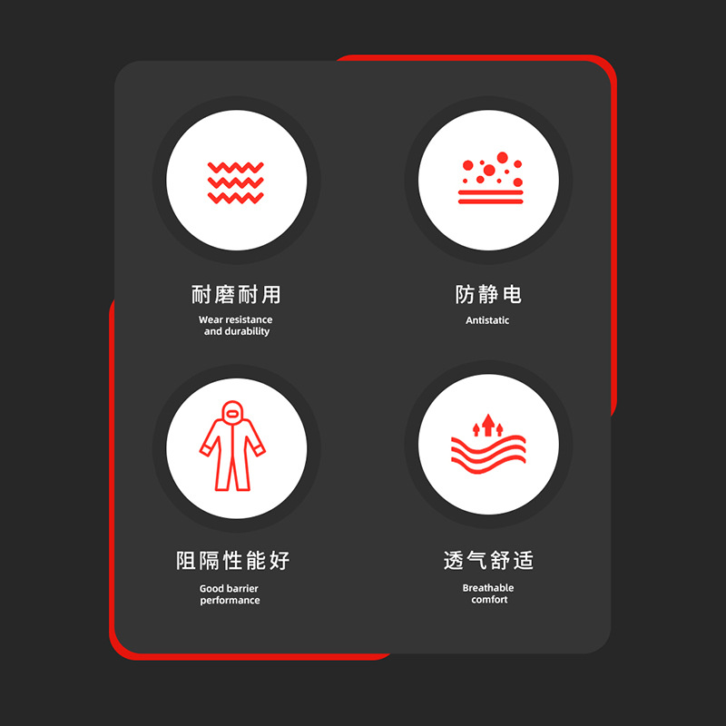 SAFEMAN君御 C3103半封闭防化服 涂覆阻燃PVC连体式橙色男女防护