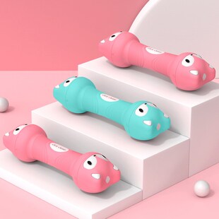 女士哑铃小河狸 健身家用可调节瑜伽塑形手持瘦手臂儿童运动器材