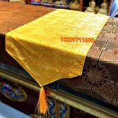 45cm 缎子布料祥云复古用品长2米 佛式 桌旗