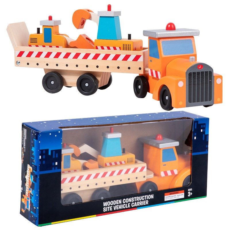 儿童木制工程运输车模套装儿童早教木质仿真挖掘机推土机玩具,玩具/童车/益智/积木/模型,其它玩具,淘宝优惠券,粉丝福利购,淘宝优惠卷