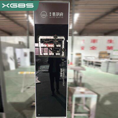 户外立式发光导向牌停车场指示牌商场售楼部景区楼层索引导视牌