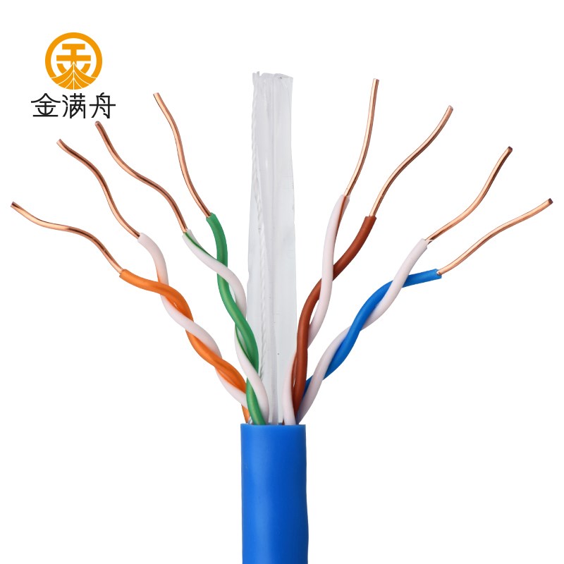 六类室内外屏蔽网络线CAT6千兆家用工程23awg宽带监控POE摄像头线