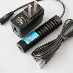 蓝光激光模组 可调焦100 蓝色激光器 450nm点状 445 500 1000mW