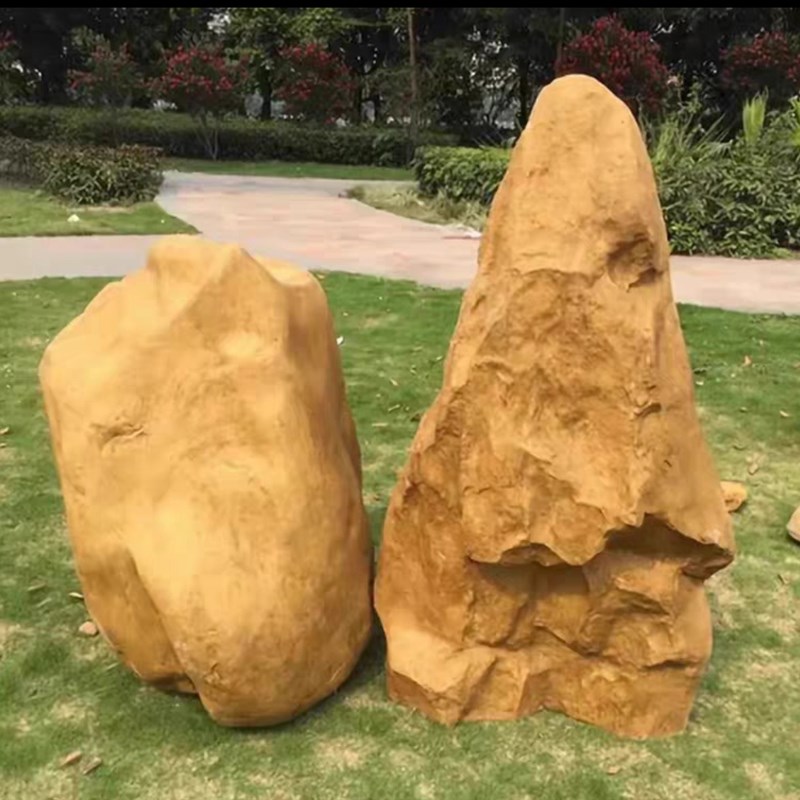 仿真石头空心立式井盖石头假山电箱灯箱装饰摆件橱窗展厅店铺道具