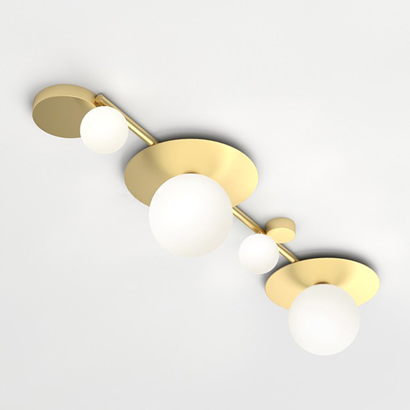 后现代简约创意吸顶灯餐厅卧室设计师个性几何艺术吸顶灯具