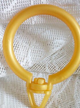 窗帘环万向环窗纱挂环吊环圈圈扣环塑料白色枣红色香槟色金色